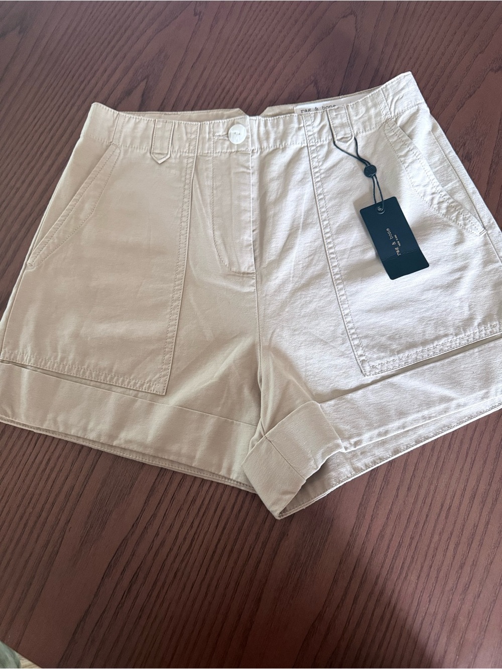 Rag & Bone Demi Field Shorts Khaki Size 27 NWT Retail $195